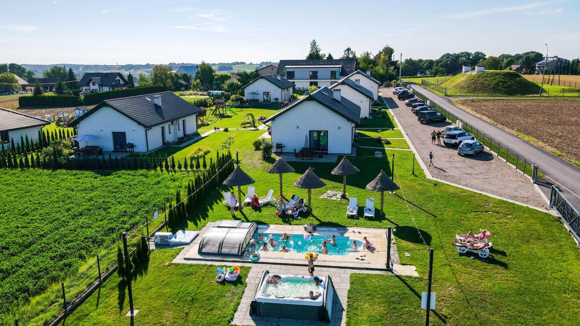 Sloneczne Wzgorze Zator Apartment Bagian luar foto